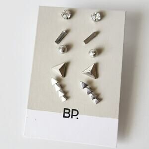 BP. Silver Earring Set
